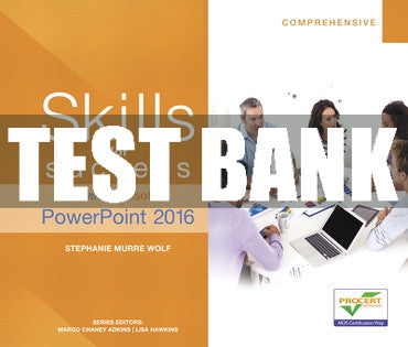 Test Bank Skills for Success with Microsoft PowerPoint 2016 Comprehensive 1st Edition