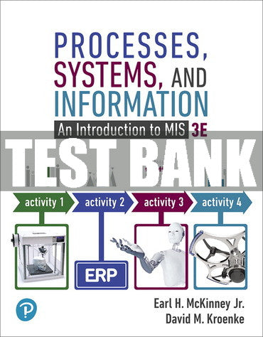 Test Bank Processes, Systems, and Information: An Introduction to MIS 3rd Edition