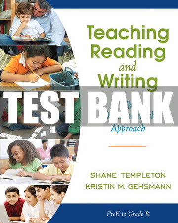 Test Bank Teaching Reading and Writing: The Developmental Approach 1st Edition