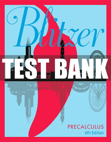 Test Bank Precalculus 6th Edition