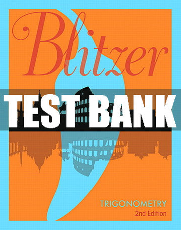 Test Bank Trigonometry 2nd Edition