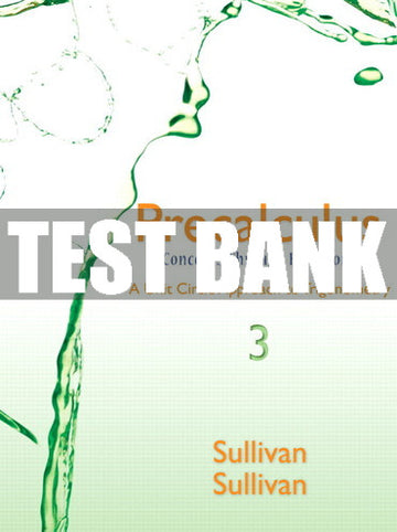 Test Bank Precalculus: Concepts Through Functions, A Unit Circle Approach to Trigonometry 3rd Edition