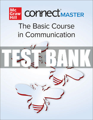 Test Bank Connect Master: The Basic Course in Communication, 1st Edition