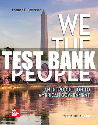 Test Bank We The People, 14th Edition