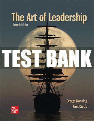 Test Bank The Art of Leadership, 7th Edition