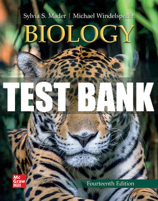 Test Bank Biology, 14th Edition