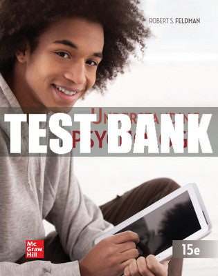 Test Bank Understanding Psychology, 15th Edition
