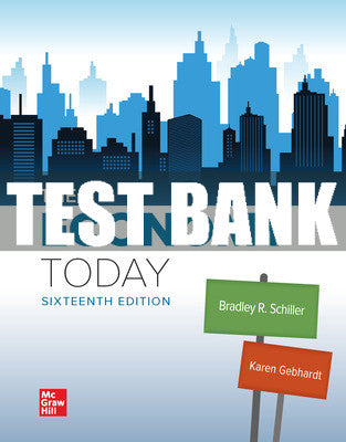 Test Bank The Economy Today, 16th Edition