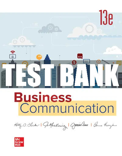 Test Bank Business Communication
