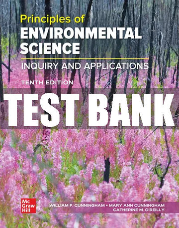 Test Bank Principles of Environmental Science