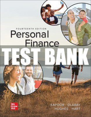 Test Bank Personal Finance, 14th Edition