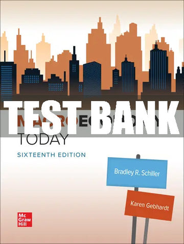 Test Bank The Macroeconomy Today 16, 16th Edition