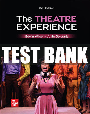Test Bank The Theatre Experience, 15th Edition