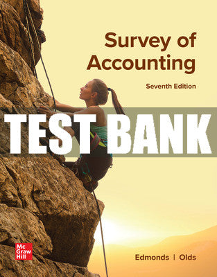 Test Bank Survey of Accounting, 7th Edition