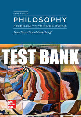 Test Bank Philosophy: A Historical Survey with Essential Readings, 11th Edition