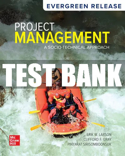 Test Bank Project Management: A Socio-Technical Approach