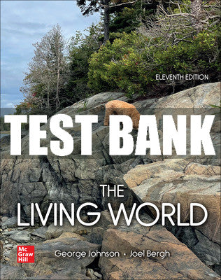 Test Bank The Living World, 11th Edition