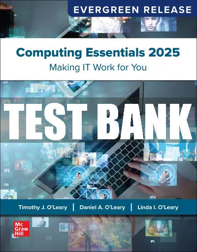 Test Bank Computing Essentials 2025